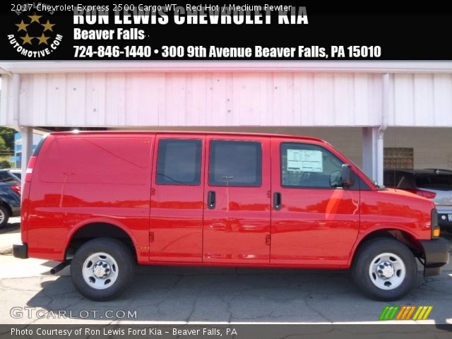 2017 Chevrolet Express 2500 Cargo WT in Red Hot