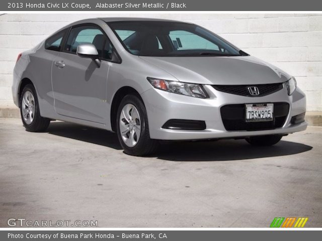 2013 Honda Civic LX Coupe in Alabaster Silver Metallic