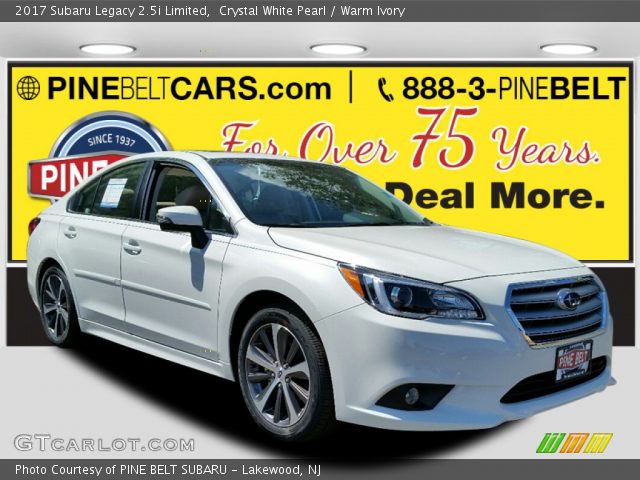 2017 Subaru Legacy 2.5i Limited in Crystal White Pearl