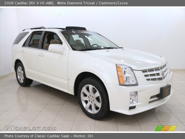 2008 Cadillac SRX 4 V6 AWD in White Diamond Tricoat