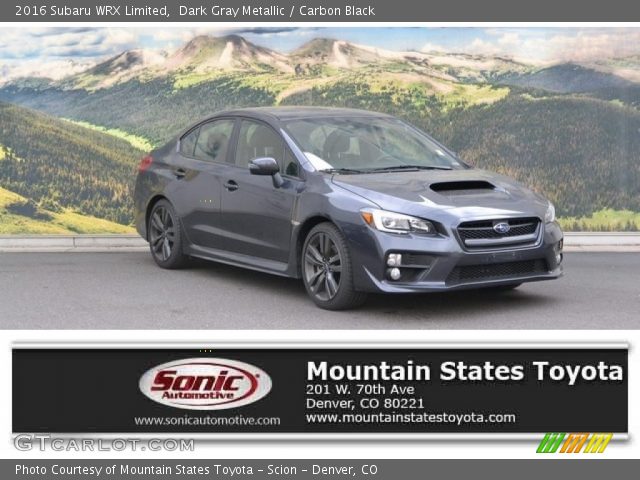 2016 Subaru WRX Limited in Dark Gray Metallic