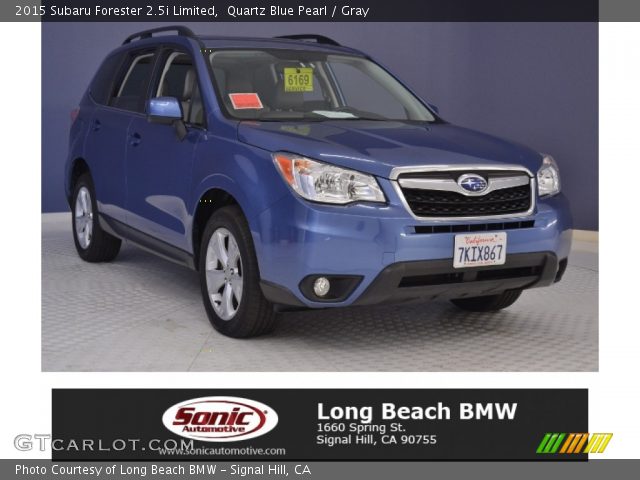 2015 Subaru Forester 2.5i Limited in Quartz Blue Pearl