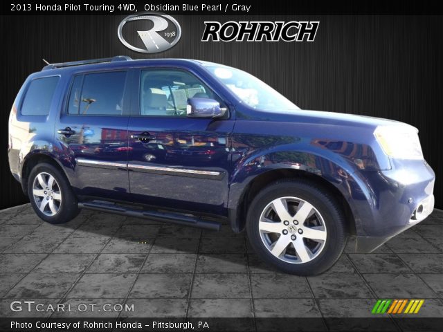 2013 Honda Pilot Touring 4WD in Obsidian Blue Pearl