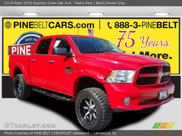 2014 Ram 1500 Express Crew Cab 4x4 in Flame Red