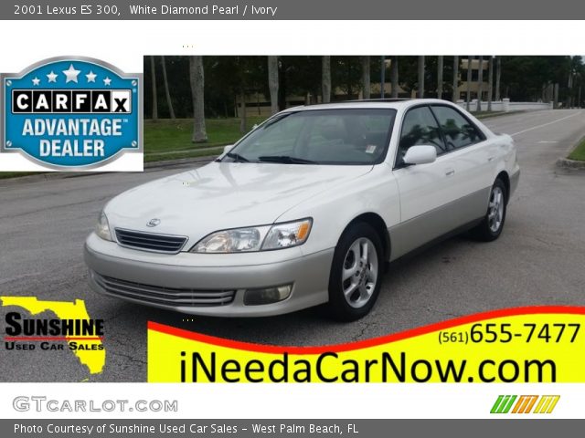2001 Lexus ES 300 in White Diamond Pearl