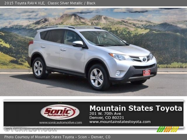 2015 Toyota RAV4 XLE in Classic Silver Metallic