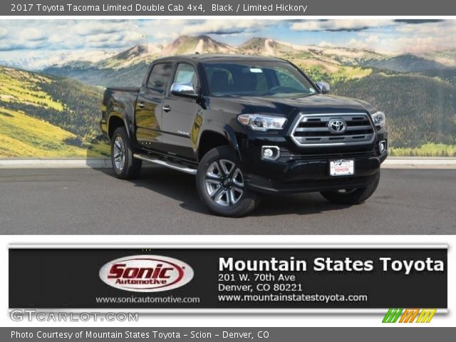 2017 Toyota Tacoma Limited Double Cab 4x4 in Black