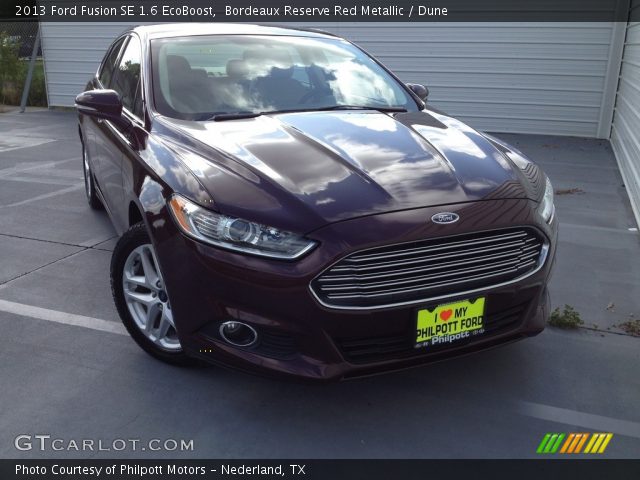 2013 Ford Fusion SE 1.6 EcoBoost in Bordeaux Reserve Red Metallic
