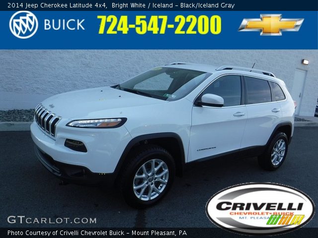 2014 Jeep Cherokee Latitude 4x4 in Bright White