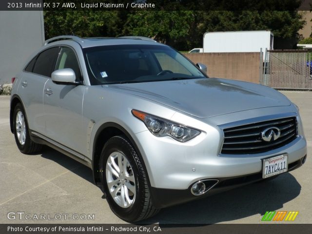 2013 Infiniti FX 37 AWD in Liquid Platinum