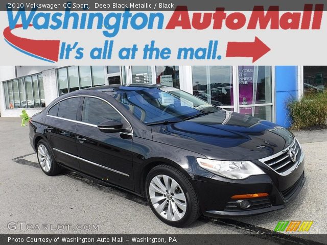 2010 Volkswagen CC Sport in Deep Black Metallic