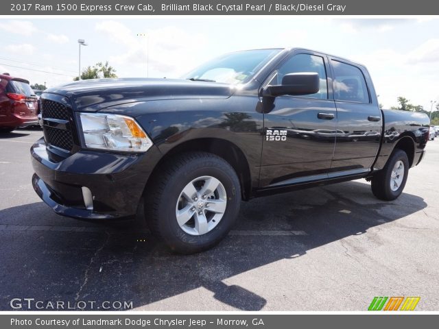 2017 Ram 1500 Express Crew Cab in Brilliant Black Crystal Pearl