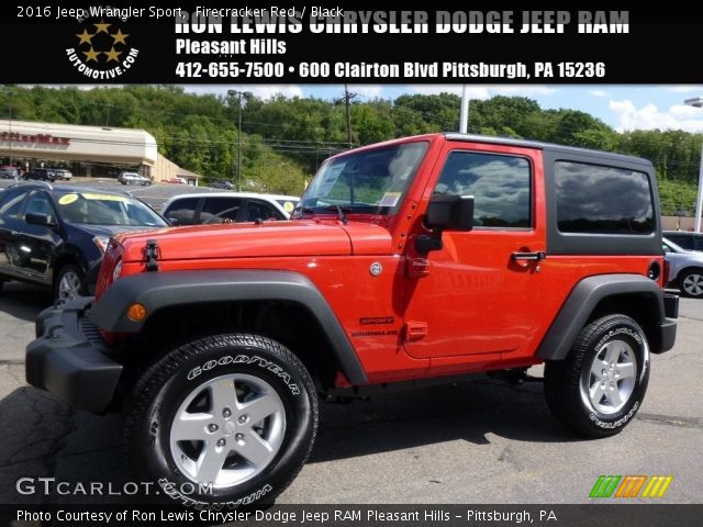 2016 Jeep Wrangler Sport in Firecracker Red