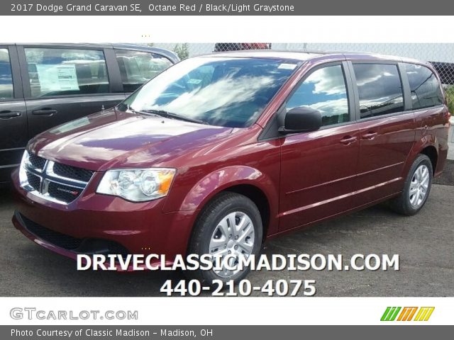 2017 Dodge Grand Caravan SE in Octane Red