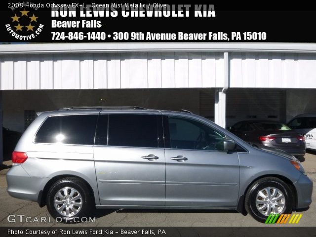 2008 Honda Odyssey EX-L in Ocean Mist Metallic