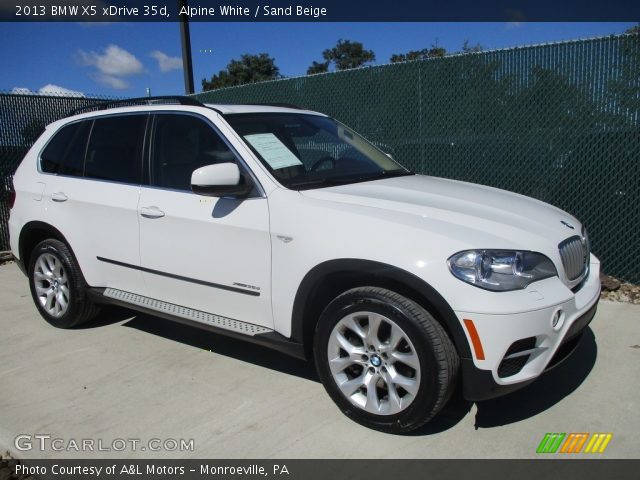 2013 BMW X5 xDrive 35d in Alpine White