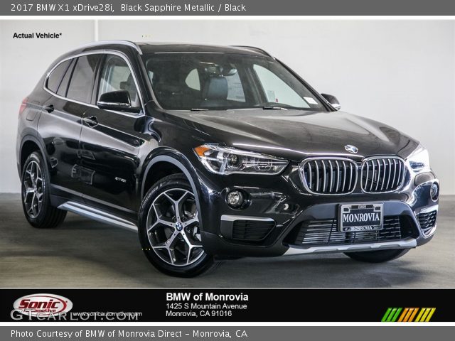 2017 BMW X1 xDrive28i in Black Sapphire Metallic