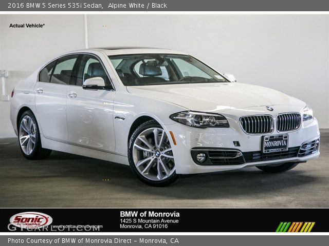 2016 BMW 5 Series 535i Sedan in Alpine White