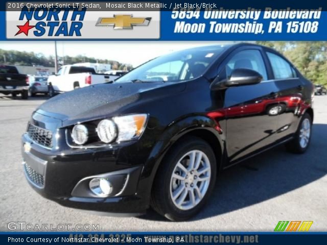 2016 Chevrolet Sonic LT Sedan in Mosaic Black Metallic