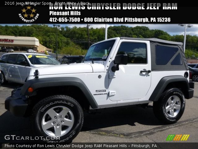 2016 Jeep Wrangler Sport in Bright White