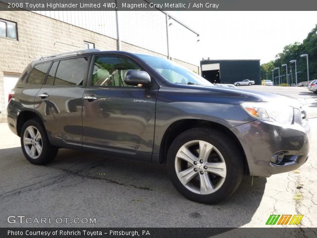 2008 Toyota Highlander Limited 4WD in Magnetic Gray Metallic