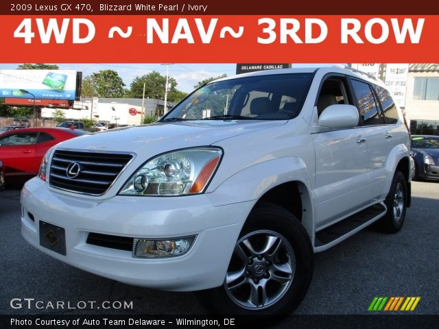 2009 Lexus GX 470 in Blizzard White Pearl