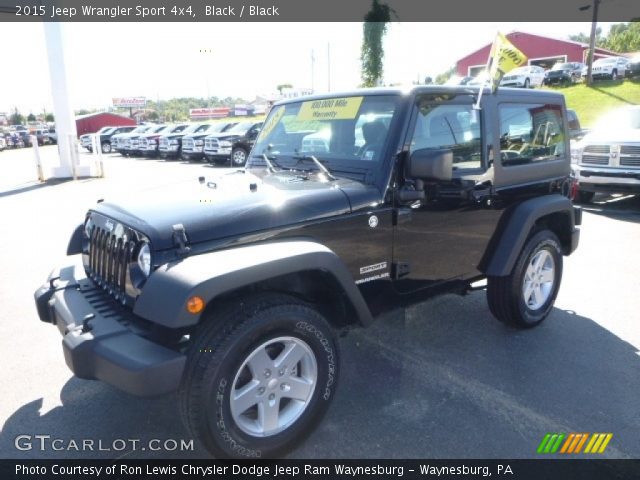 2015 Jeep Wrangler Sport 4x4 in Black