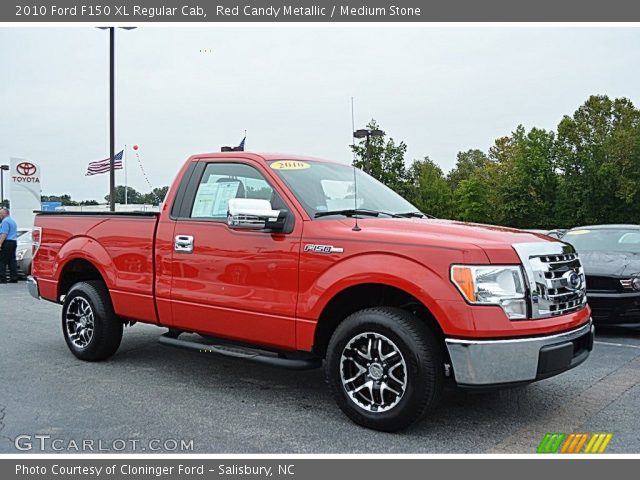 2010 Ford F150 XL Regular Cab in Red Candy Metallic