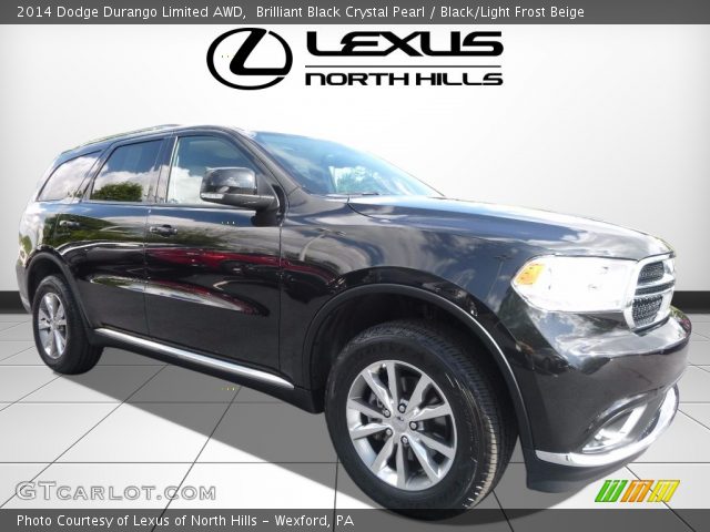 2014 Dodge Durango Limited AWD in Brilliant Black Crystal Pearl