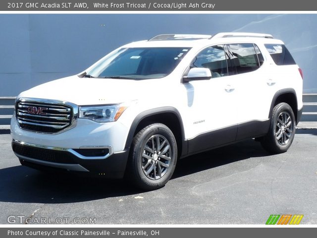 2017 GMC Acadia SLT AWD in White Frost Tricoat