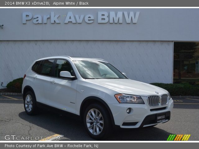 2014 BMW X3 xDrive28i in Alpine White