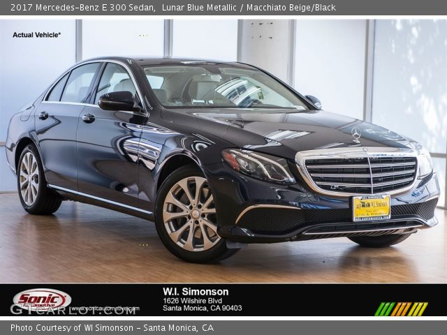 2017 Mercedes-Benz E 300 Sedan in Lunar Blue Metallic