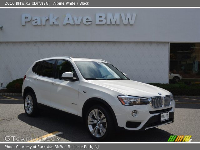 2016 BMW X3 xDrive28i in Alpine White