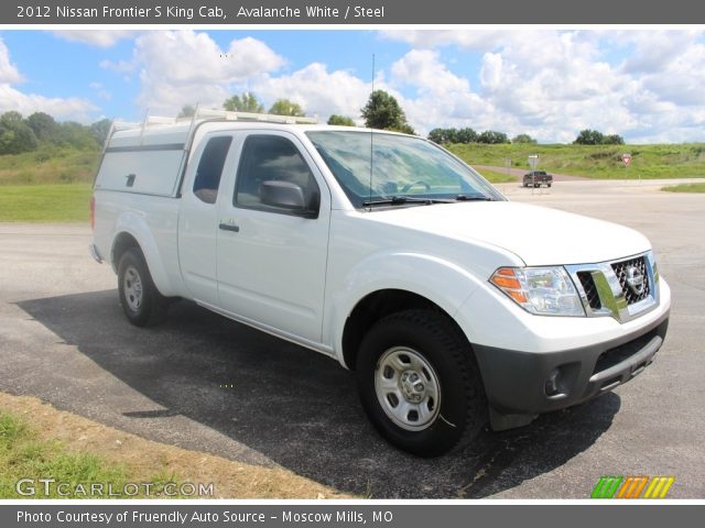 2012 Nissan Frontier S King Cab in Avalanche White