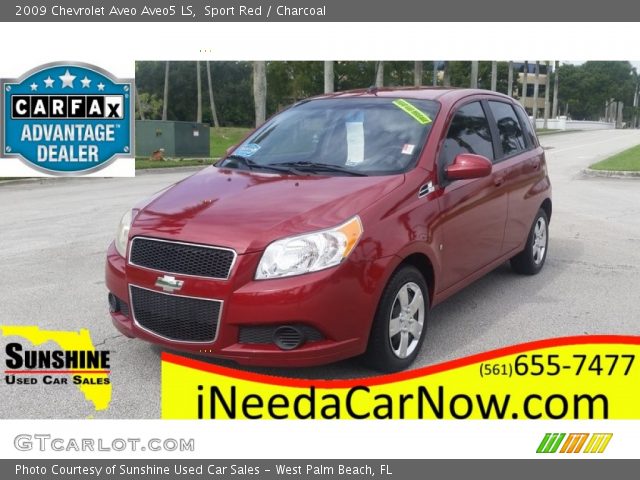 2009 Chevrolet Aveo Aveo5 LS in Sport Red