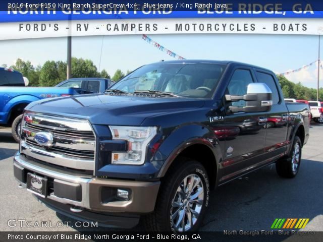 2016 Ford F150 King Ranch SuperCrew 4x4 in Blue Jeans