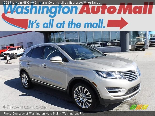 2015 Lincoln MKC AWD in Karat Gold Metallic