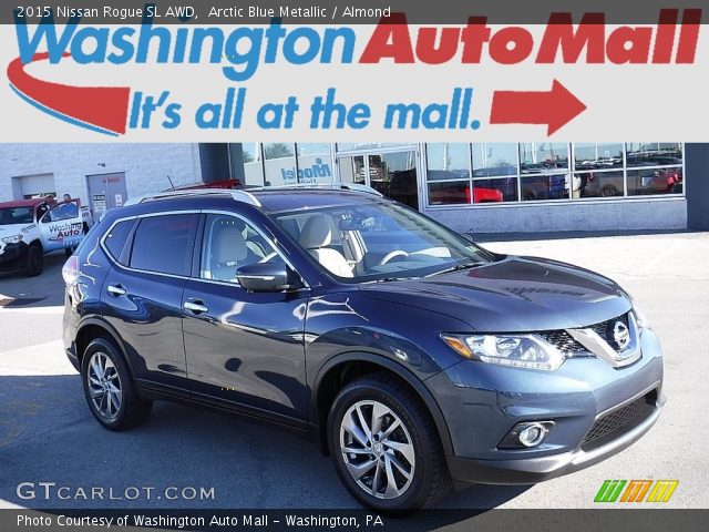 2015 Nissan Rogue SL AWD in Arctic Blue Metallic