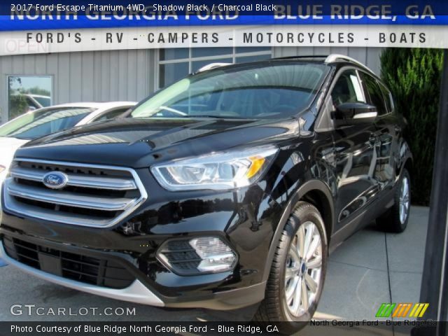 2017 Ford Escape Titanium 4WD in Shadow Black