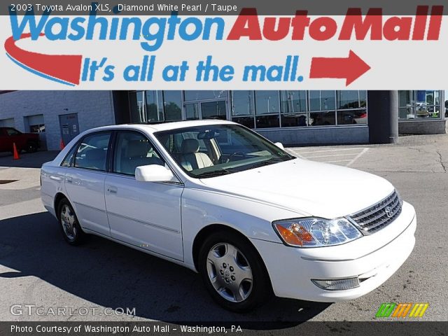 2003 Toyota Avalon XLS in Diamond White Pearl