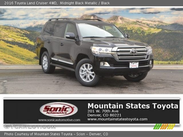 2016 Toyota Land Cruiser 4WD in Midnight Black Metallic