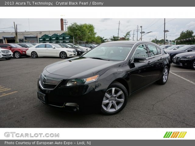 2013 Acura TL Technology in Crystal Black Pearl