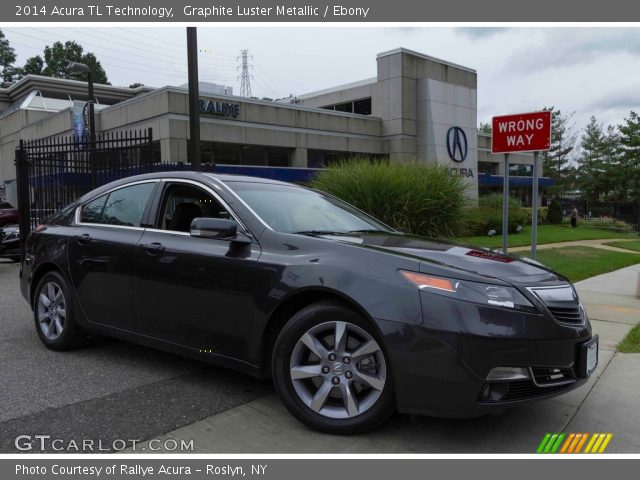 2014 Acura TL Technology in Graphite Luster Metallic