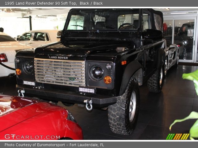 1995 Land Rover Defender 90 Soft Top in Black