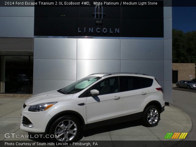 2014 Ford Escape Titanium 2.0L EcoBoost 4WD in White Platinum
