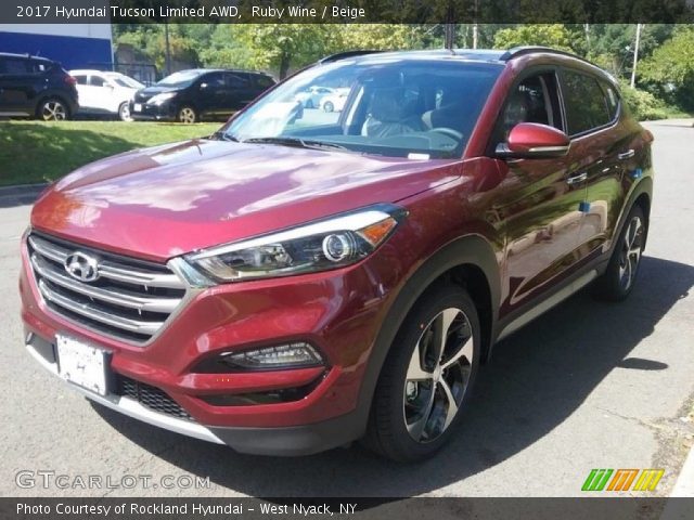 2017 Hyundai Tucson Limited AWD in Ruby Wine