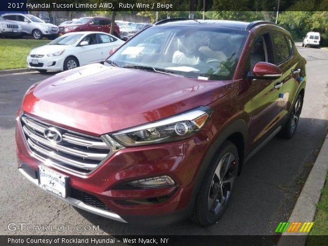 2017 Hyundai Tucson Limited AWD in Ruby Wine