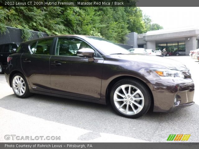 2012 Lexus CT 200h Hybrid Premium in Matador Red Mica