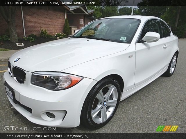 2013 BMW 1 Series 128i Coupe in Alpine White