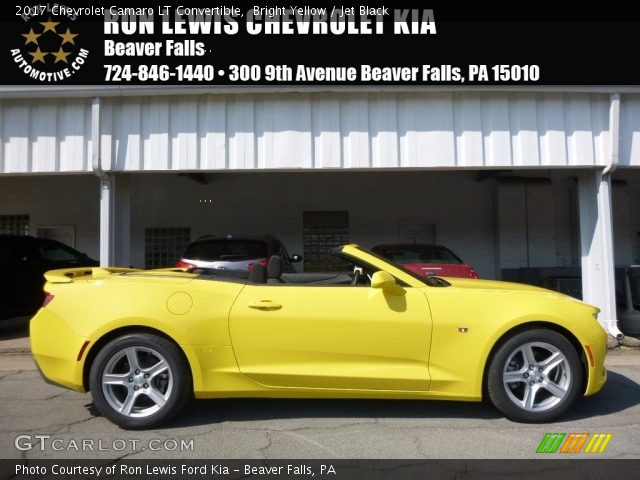 2017 Chevrolet Camaro LT Convertible in Bright Yellow